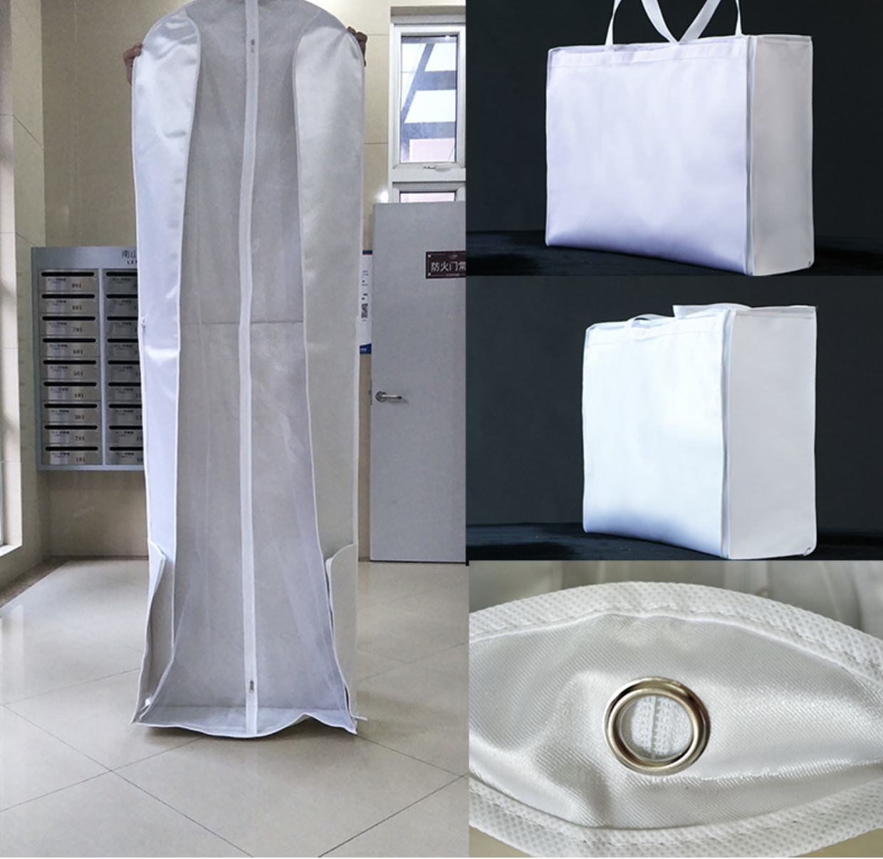Pearlescent Imitation Leather Wedding Dress Bag