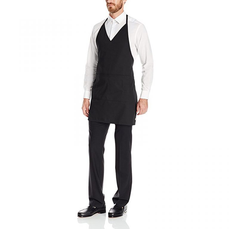 Custom Polyester Tuxedo Aprons with Pockets